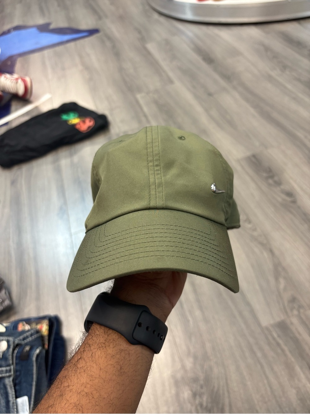 Nike Olive Green Dri-FIT Club Cap